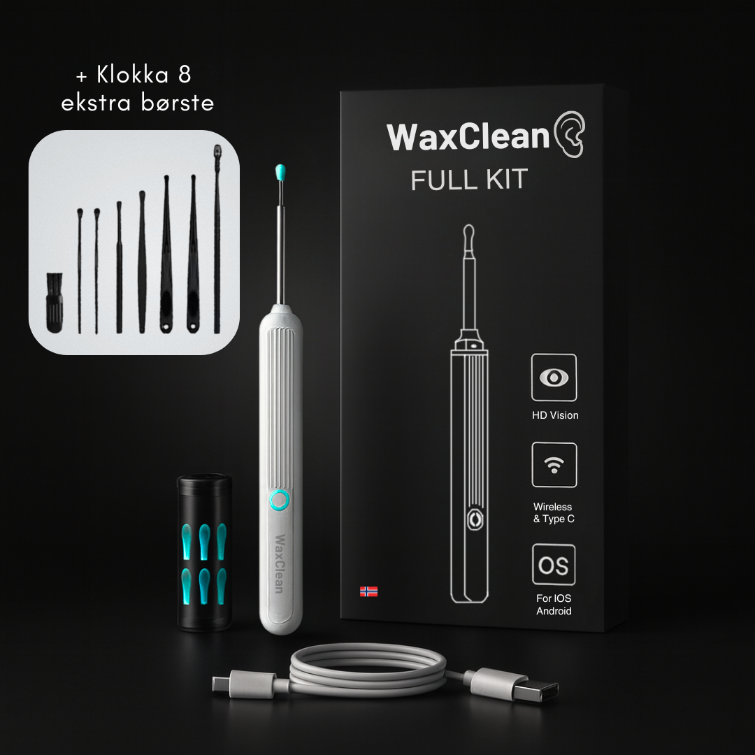 WaxClean™ - Smart ørevasker med avansert teknologi