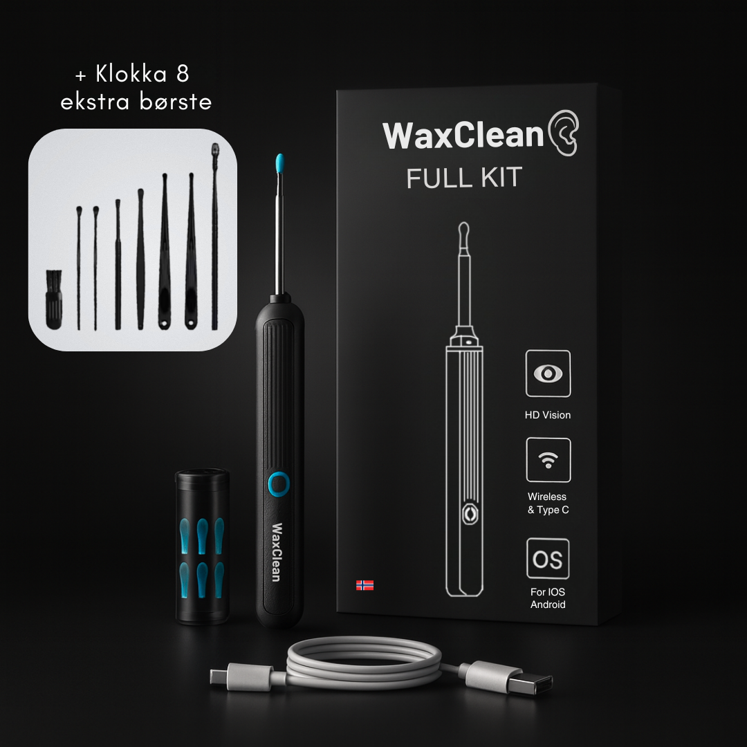WaxClean™ - Smart ørevasker med avansert teknologi