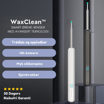 WaxClean™ - Smart ørevasker med avansert teknologi