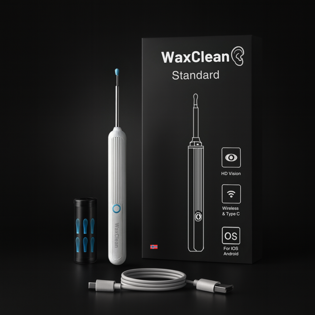 WaxClean™ - Smart ørevasker med avansert teknologi
