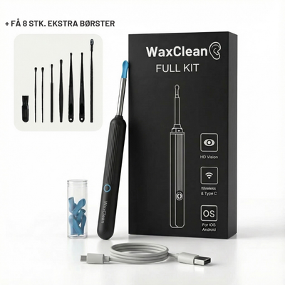 WaxClean™ - Smart ørevasker med avansert teknologi