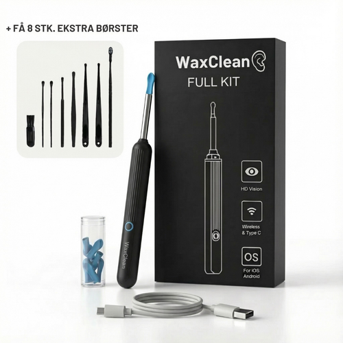 WaxClean™ - Smart ørevasker med avansert teknologi