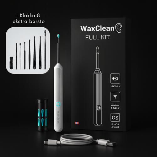 WaxClean™ - Smart ørevasker med avansert teknologi