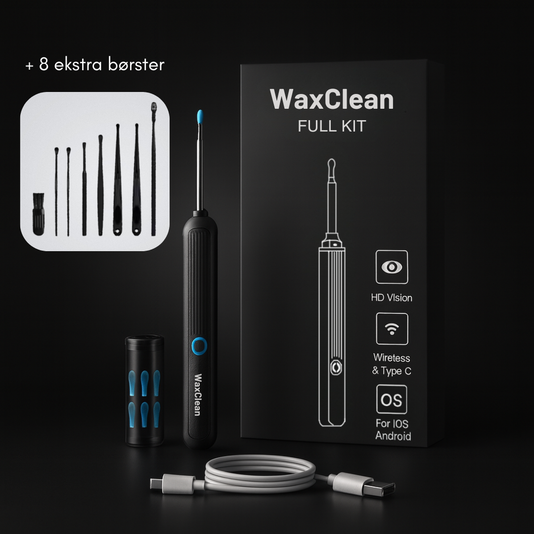 WaxClean™ - Smart ørevasker med avansert teknologi