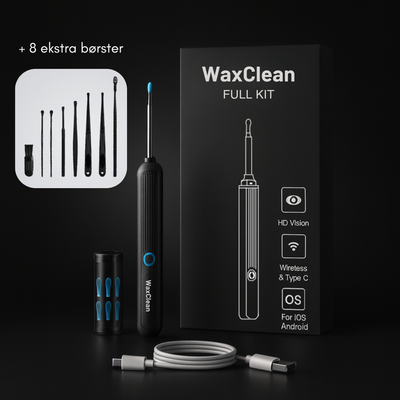 WaxClean™ - Smart ørevasker med avansert teknologi