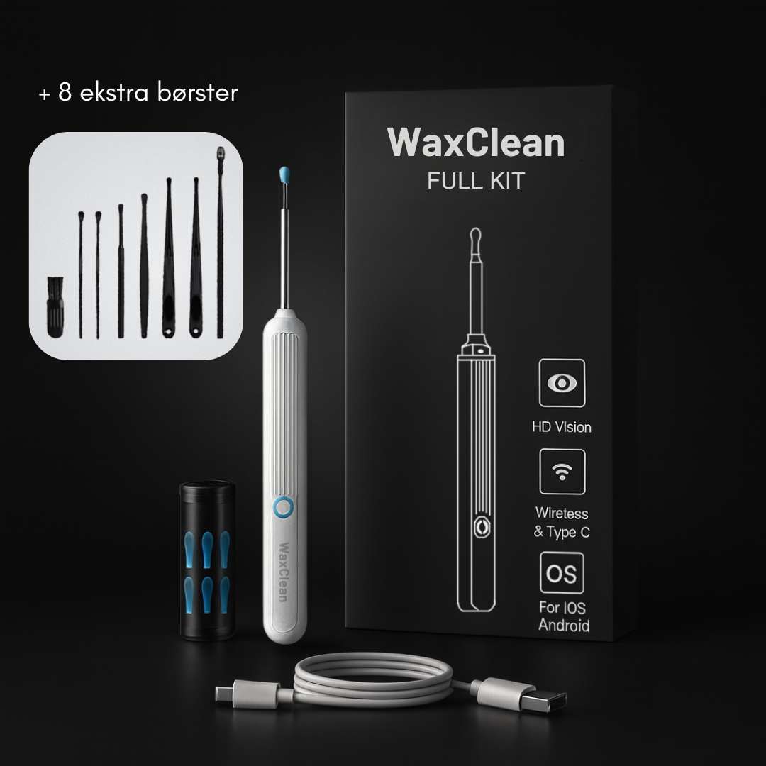 WaxClean™ - Smart ørevasker med avansert teknologi