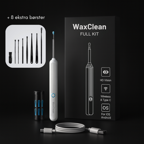 WaxClean™ - Smart ørevasker med avansert teknologi