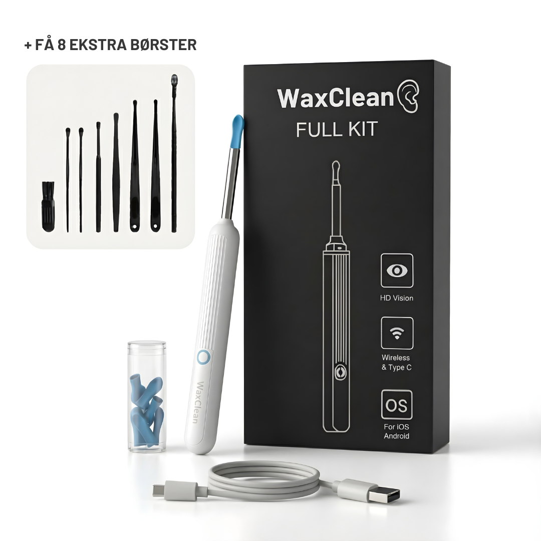 WaxClean™ - Smart ørevasker med avansert teknologi